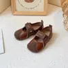 Sapatos Sociais Infantis Estilo Verão 2025 Sapatos para Bebês Caminharem Tênis para Meninas Tênis Esportivos Infantis Sapatos de Couro para Meninos
