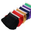 Em estoque 15cm criptografia de linha dupla poliéster borla renda acessórios de roupas de dança latina saia quadril bainha barba faça você mesmo