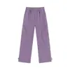 Pantalones casuales de softshell impermeables para hombres y mujeres, estilo dopamina de otoño, pantalones de trabajo rectos holgados multicolor para exteriores para niñas