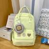 Mochila Casual Versátil de Moda Transfronteriza Nueva Mochila de Gran Capacidad Portátil Mochila Escolar para Estudiante de Secundaria y Preparatoria Femenina