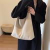 Bolso de pana suave retro para pan para mujer 2026 Nuevo popular de primavera Bolso de hombro de gran capacidad Bolso tipo cubo de moda