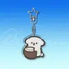 Serie Amigo Bueno Cachorro de Coco Gatito Novia Pareja Colgante de Dibujos Animados Llavero Lindo Bolsa de Regalo