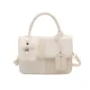 Bolso de Moda Patchwork Tendencia Primavera 2025 Nuevo Bolso Cuadrado Pequeño de Celebridad de Internet para Mujer Bolso Versátil de Hombro Cruzado para Viajes Cotidianos
