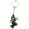 Nuevo Colgante Llavero Hongo de Dibujos Animados Decoración de Llavero Pvc Anime Japonés Colgante para Llaves Decoración de Mochila Figura