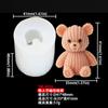 Molde de Vela Casal Urso Dia dos Namorados Cachorrinho Dou Estéreo Molde de Silicone Gesso Molde de Cubo de Gelo Urso de Lã