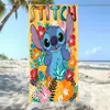 Toalla de Baño Absorbente de Agua de Secado Rápido para Niños con Dibujos Animados Transfronterizos Temu Lilo y Stitch Ángel Bebé Stitch Toalla de Playa