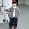 Conjunto de Ropa de Otoño para Niños 2026 Nuevo Estilo Coreano Suéter de Punto de Primavera y Otoño para Niños Conjunto Fresco y Elegante de Tres Piezas para Niños Pequeños