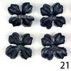 Simulación 4 cm pieza de hortensia no tejida pasador antiguo DIY abanico tocado accesorios para ropa al por mayor