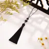 Marcador de Página com Franja de Borla de Sementes de Cabaça 8cm Pingente Pequeno para DIY Borlas Ornamentos de Estilo Antigo Charms Sachês Perfumados Caixa de Presente Acessórios para Headwear