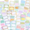 Paquete de pegatinas PaperMore más escribibles, piezas de caramelo gomoso, materiales de pegatinas creativas para decoración de diario DIY