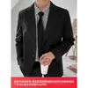 Chaqueta de traje casual para hombre, suelta, ruoshuai, chaqueta de traje pequeña de una pieza, primavera y otoño, de negocios, guapo, estilo coreano