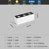 Foco LED de montaje abierto con ángulo ajustable, tipo techo, para el hogar, sin apertura, de cuatro cabezales, cuadrado, para sala de estar, lámpara de cubo, Downlight