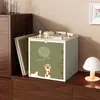 Armario de Rejilla de Acero Estilo Vintage, Estantería Infantil de Libros Combinable Libremente, Librería de Almacenamiento de Pie Kallax, Armario de Almacenamiento de Hierro Forjado
