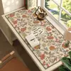 Tapete de Mesa Estilo Francês, Tapete de Mesa para Escrita de Estudante, Toalha de Mesa Impermeável e Limpável, Tapete de Mesa de Escritório de Luxo Leve e de Alta Qualidade