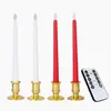 Vela Electrónica LED Control Remoto de Diez Teclas Luz de Vela Palo de Vela con Control Remoto Navideño Vela de Iglesia Vela Electrónica para Oración Sacrificial