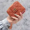 Nova Carteira Feminina Curta Carteira com Zíper Grande Capacidade Pingente Carteira de Couro Macio Porta-Cartões Fabricante Atacado Dropshipping