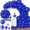 Conjunto de Corrente de Balões de Látex Cor Sólida Metálico Fosco Transfronteiriço Decoração de Festa de Aniversário Casamento Guirlanda Colorida Balões