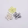 Nuevos Accesorios de Flor de Cinco Pétalos con Lazo Brillante Accesorios para Ropa Materiales Semi-Terminados Hechos a Mano Joyería DIY Accesorios para Zapatos y Calcetines