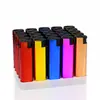 Venta al por mayor del fabricante Encendedor de metal más impresión LG Publicidad Grabado láser Encendedor desechable a prueba de viento Personalización