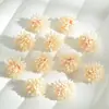 Flores Artificiais de Crisântemo 3,5cm Suprimentos para Casamento Material Guirlanda Flores Artificiais Bola Crisântemo Caixa de Doces Decoração