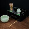 Conjunto de Chá Matcha Japonês Rosa Batedor de Matcha Tigela de Matcha 100 Batedores de Chá Mostrador de Matcha Conjunto Completo Caixa Colorida Novo Estilo