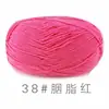 4 fios de algodão penteado quatro fios de leite algodão bola boneca cobertor hairpin crochê diy material saco lã saco de tricô