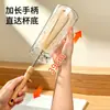 Cepillo para tazas de mango largo de madera maciza, juego de cepillos para botellas en forma de L, cepillo de nailon para cocina, vasos y tazas térmicas para limpiar sin dejar manchas