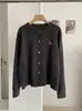Chamarra suéter KEKEZOON estilo coreano con bordado de cachorro y botón de arcoíris para mujer, cárdigan holgado para otoño e invierno, moderno 8919
