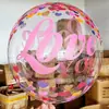 Pelota Ondulada de Celebridad de Internet de 20 pulgadas con Estampado de Mariposa y Abeja de Colores, Pelota de Decoración Festiva, Globo Juguete para Puesto de Mercado Nocturno