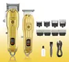 Cortapelos Eléctrico con Pantalla Digital LCD Transfronterizo para Salones de Peluquería, Recortador de Pelo Eléctrico Profesional para Esculpir y Estilizar el Cabello para Hombres, Cortapelos Eléctrico