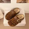 Pantuflas tipo mula de otoño, media zapatilla elegante para mujer con punta cerrada, 2026 de altura interior incrementada, slip-on de suela suave para usar cómodamente