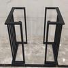 Feito de ferro, tinta para assar, pernas de mesa, pés de mesa de metal, suporte para pernas de mesa de jantar, pés de mesa de jantar, prateleira de ferro, suporte para mesa de conferência de escritório