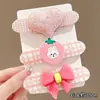 Fita Mágica Infantil Desenho Laço Renda Franja Patch para Meninas Pequenas, Fixador de Cabelo Amigo do Cabelo para Meninas