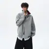 Sudadera con cremallera deportiva P60 extragrande 8XL para hombre, corte holgado, estilo otoño, M, doble WY91, diseño de bloques de color, ropa casual