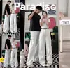 Aliexpress Comercio Exterior Transfronterizo Europeo y Americano Amazon Wish Aliexpress Jeans Casuales de Pierna Ancha de Cintura Alta para Mujer