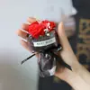 Mini Bouquet Fresco Pequeño Rosas Flores Secas Mini Exquisito Regalo de Acompañamiento Regalo de Bolsillo de Cumpleaños Flores de Temporada de Graduación