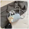 Bolso Cruzado Estampado de Lunares Estilo Coreano Bolso de Mano Fresco Dulce Bolso de Bolos Bolso de Hombro de Moda Personalidad Nicho ins