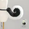 Traje de orejas y cola de animal para simulación transfronteriza, cola de perro, oreja de perro, traje de cola de perro, accesorios de cosplay, accesorios de actuación