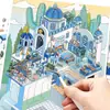Adesivos Casuais de Paisagem de Alta Qualidade Série Minha Casinha 17 Decoração Divertida para Diário Adesivos de Cena