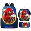 Mochila Sonic Transfronteriza Gran Capacidad Mochila Escolar para Estudiantes Mochila Escolar de Anime Sonic Transfronteriza