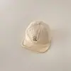 Gorra de bebé con visera suave y sonriente, gorra de béisbol fina para primavera y otoño, gorra de sol de verano para niños y niñas.