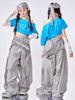 Ropa de Verano para Niñas de Jazz Danza Grupo de Chicas Estilo Dulce Fresco Jazz Street Dance Show Moda Tendencia Fresco Rendimiento Ropa de Rendimiento para Niños