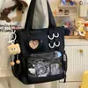 Mochila Nova da Moda Estilo Japonês para Mulheres, Versátil para Estudantes, Ensino Fundamental e Médio, Grande Capacidade, Durável para Uso no Campus