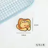 Broche Urso Desenho Animado Estilo Ins Fofo Pingente para Mochila de Estudante Decoração Insígnia de Alto Valor Pin Presente para Amigo