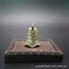 Novo sino do Sutra do Coração em latão antigo, relógio de cobre pequeno em cobre puro, pingente para decoração de interior de carro, acessórios de pingente de chaveiro