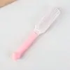 Bonito peine para el cuidado del cabello para mujer, antiestático, de plástico para uso doméstico, portátil, alisador, base plana, peine de masaje, venta al por mayor del fabricante