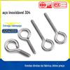 Parafuso Gancho Fechado com Argola Aço Inoxidável 304 Dente de Máquina Olho de Ovelha Parafuso Cabide M4M5M6M8M10