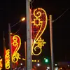 Luces LED de Cruce Peatonal, Luces de Cruce Peatonal para Exteriores, Luces Decorativas Festivas, Luces con Patrones para Alumbrado Público, Luces Decorativas Colgantes para Paisajes