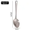 Cocina Cocinar Utensilios de Cocina Set Cuchara para Servir de Acero Inoxidable Pala para Servir con Fugas Pala para Fugas de Camping al Aire Libre Cuchara para Sopa Shell de Sopa Cuchara Macho para Fugas