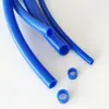 Tubo de Silicona Azul Tubo de Goma de Silicona Diámetro Interior 2/3/4/5/6/7/8/9/10/11-32 Manguera Tubería de Agua